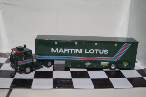 Ixo volvo f89 Martini Lotus racing Transporter 1:43 TTR025