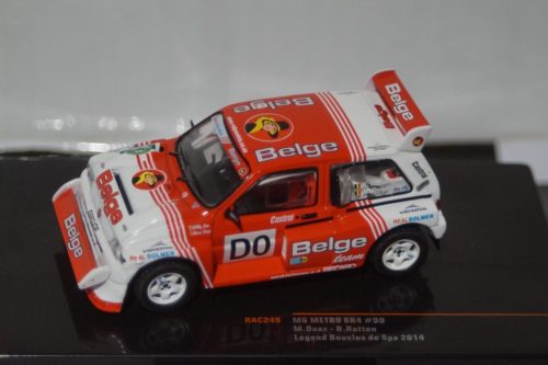 Ixo MG Metro 6r4 Legend Boucles De Spa 2014 M.Duez 1:43 RAC249