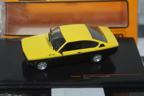Ixo Opel Kadett C GT/E 1976 Yellow/Black Diecast 1:43 CLC383N