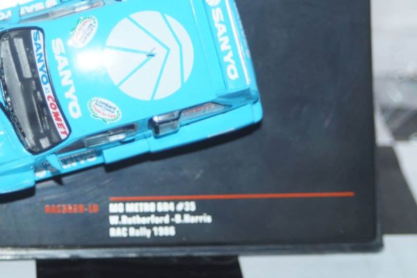 Ixo mg metro 6r4 rac rally 1986 w.rutherford 1:43 rac326b-lq