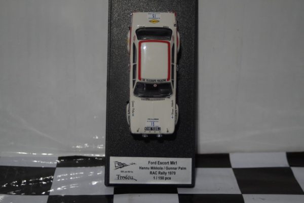Trofeu ford escort mk1 h.mikkola rac rally 1970 1/43 scale rr.uk69