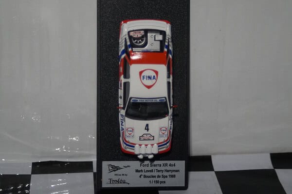 Trofeu ford sierra xr 4x4 boucles de spa rally 1988 1/43 rr.be 36