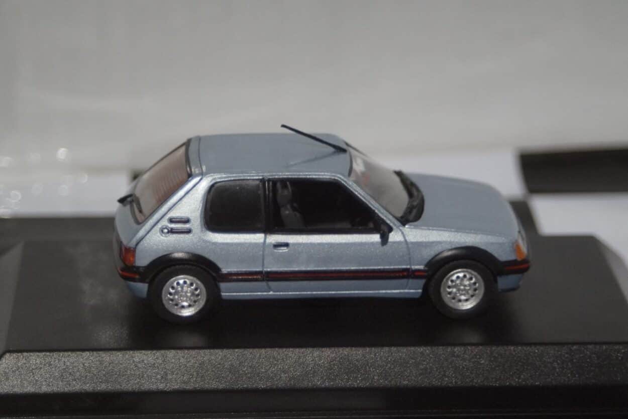 Norev Peugeot 205 GTI 1.6 1988 Blue 1:43 Diecast