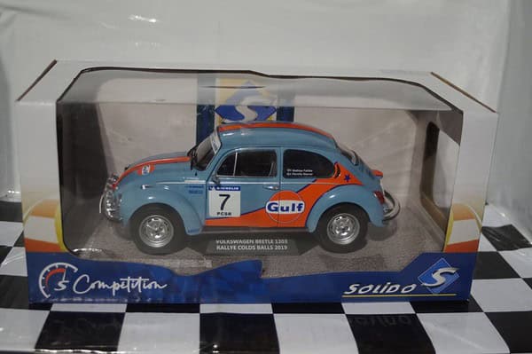 Solido volkswagen beetle 1303 rallye colds balls 2019 1:18 diecast s1800517