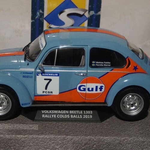 solido S1800517 1:18 2019 Volkswagen Beetle 1303 Rallye Colds Balls  Collectible Miniature car, Multi