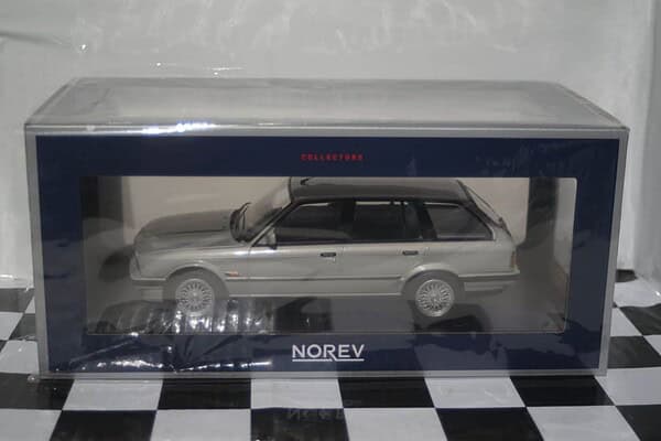 Bmw 325i touring 1991 silver 1:18 scale norev 183216