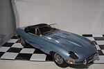 Norev jaguar e type cabriolet blue 1962 1:12 scale 122722