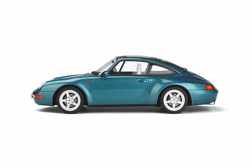 Gt spirit porsche 911 (993) targa blue 1:18 resin gt350