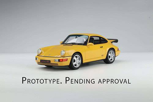 Gt spirit porsche 964 rs america yellow 1:18 resin gt385