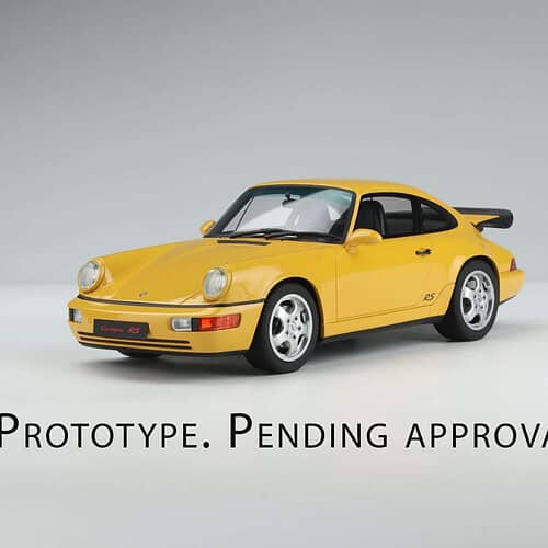 Gt spirit porsche 964 rs america yellow 1:18 resin gt385