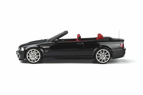 Otto bmw m3 e46 convertible black 1:18 ot380