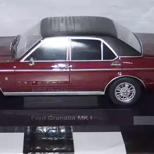 Model car group ford granada mk1 red/black mcg18393