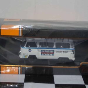 Ixo vw t2 bus martini porsche safari rally diecast 1:43 rac386x