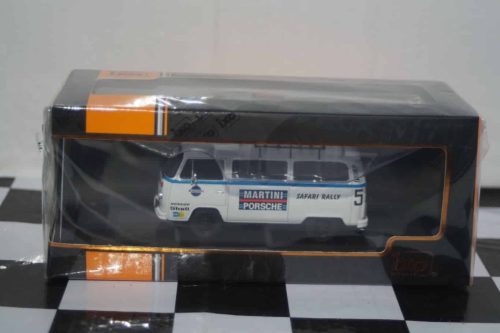 Ixo VW T2 Bus Martini Porsche Safari Rally Diecast 1:43 RAC386X