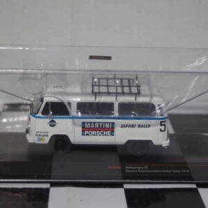 Ixo VW T2 Bus Martini Porsche Safari Rally Diecast 1:43 RAC386X