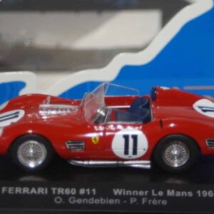 Ixo ferrari 250 testarossa le mans winner 1960 diecast 1:43 lm1960