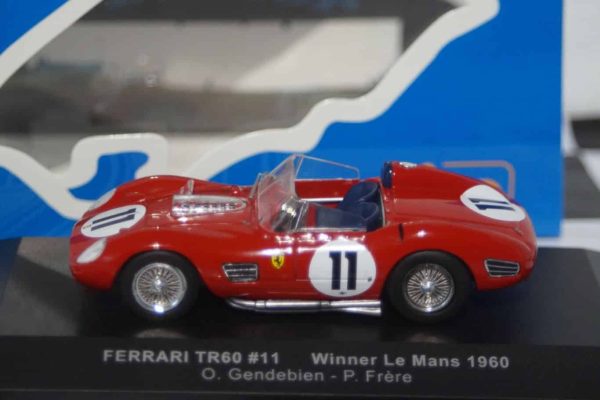 Ixo ferrari 250 testarossa le mans winner 1960 diecast 1:43 lm1960