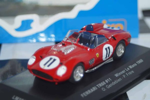 Ixo ferrari 250 tr #14 winner le mans 1958 diecast 1:43 lm1958