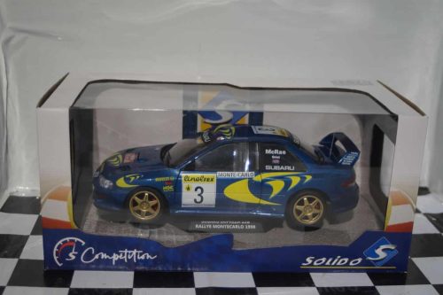 Solido Subaru Impreza S4 1998 M.Carlo C Mcrae 1:18 Diecast S1807402