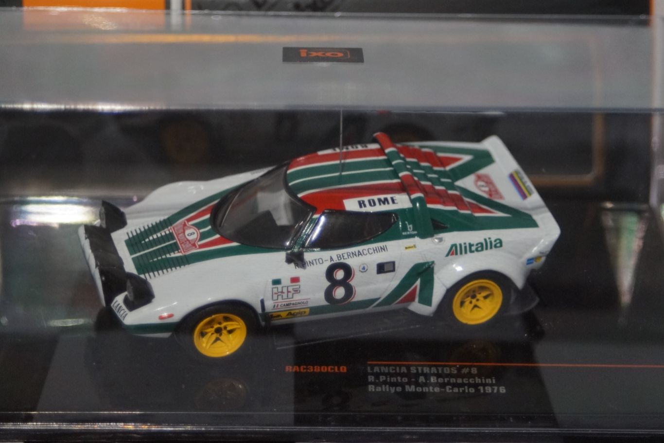 Décalcomanies 1/12 Lancia Stratos, Rallye Monte-Carlo 1977, Ref 1953, Neuves