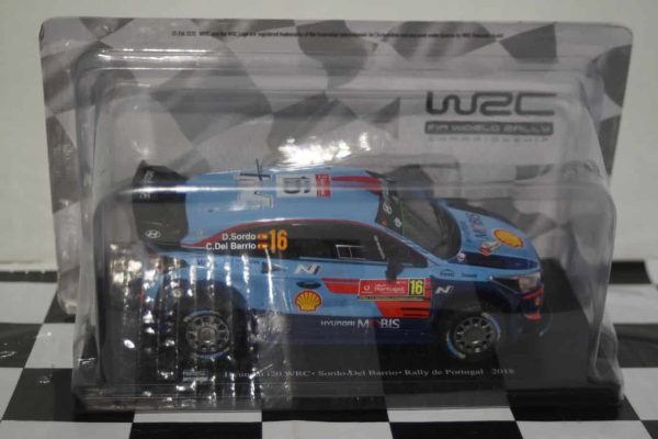 Atlas ixo hyundai i20 wrc portugal 2018 1/24 diecast aawrc004