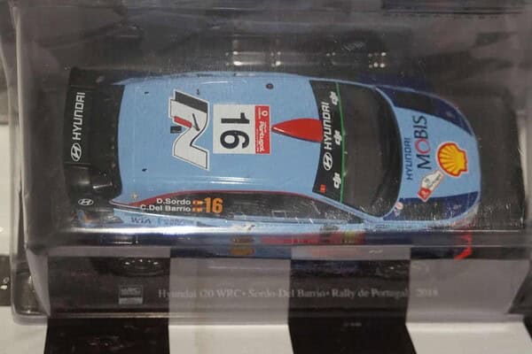 Atlas ixo hyundai i20 wrc portugal 2018 1/24 diecast aawrc004