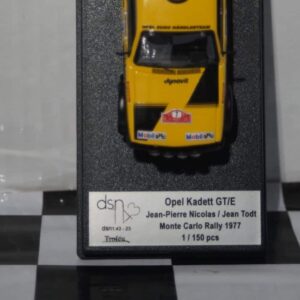 Trofeu opel kadett gt/e monte-carlo 1977 j-p.nicolas 1:43rd dsn1:43-23
