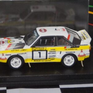 Trofeu audi sports quattro h.mikkola 1000 lakes rally 1984 1:43rd scale rr.fi 16