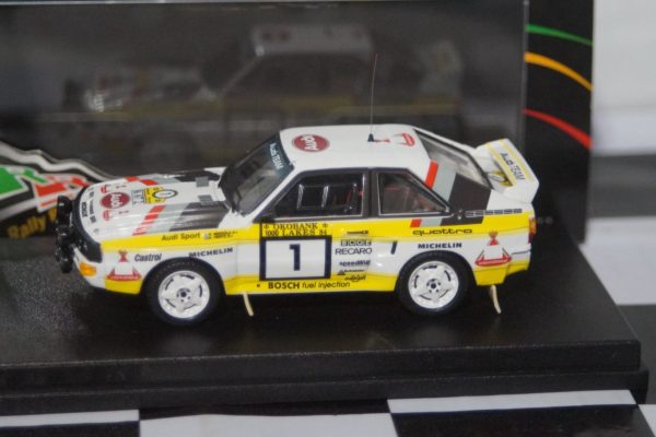 Trofeu audi sports quattro h.mikkola 1000 lakes rally 1984 1:43rd scale rr.fi 16