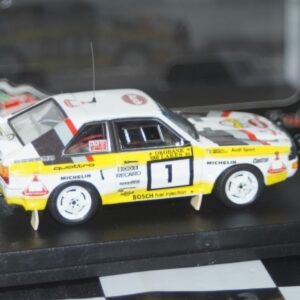 Trofeu audi sports quattro h.mikkola 1000 lakes rally 1984 1:43rd scale rr.fi 16