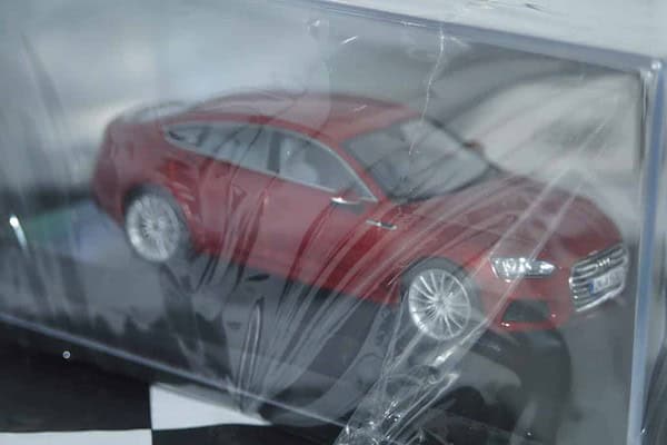 Spark audi a5 cabriolet 2017 silver dealer 1:43 resin audi 5011705331