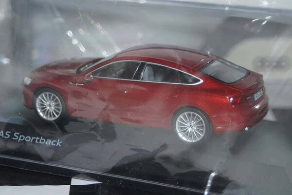 Spark audi a5 cabriolet 2017 silver dealer 1:43 resin audi 5011705331