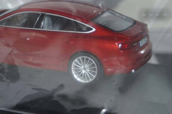 Spark audi a5 cabriolet 2017 silver dealer 1:43 resin audi 5011705331