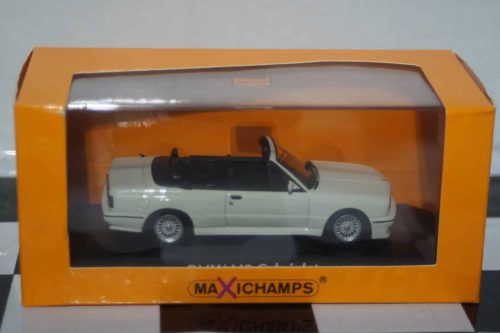 Maxichamps BMW M3 Cabriolet White 1988 Minichamps 1:43 940 020331