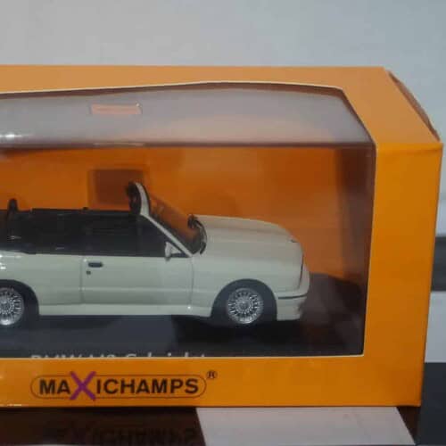 Maxichamps BMW M3 Cabriolet White 1988 Minichamps 1:43 940 020331