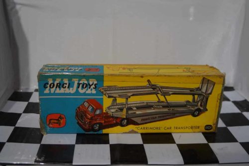 Corgi playcraft toys 1101 carrimore car transporter, vgc in original fair box