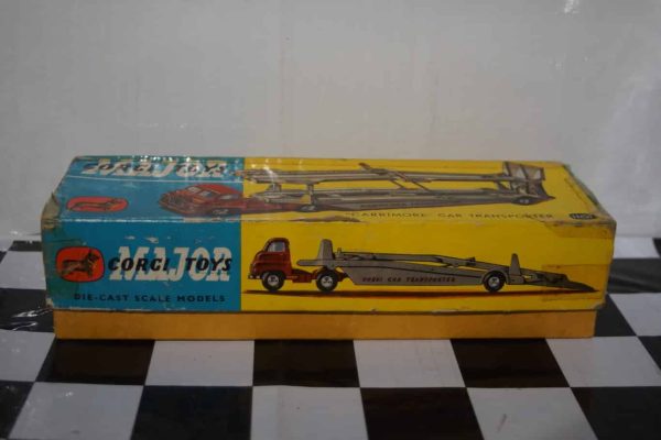Corgi playcraft toys 1101 carrimore car transporter, vgc in original fair box