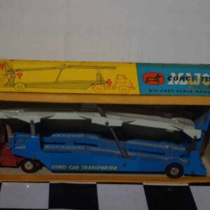 Corgi playcraft toys 1101 carrimore car transporter, vgc in original fair box