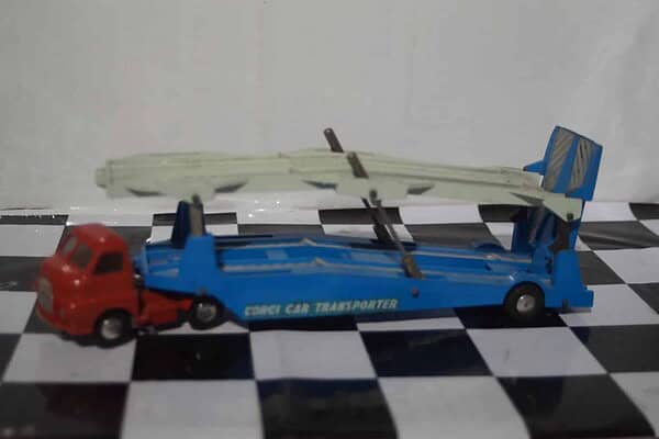 Corgi playcraft toys 1101 carrimore car transporter, vgc in original fair box