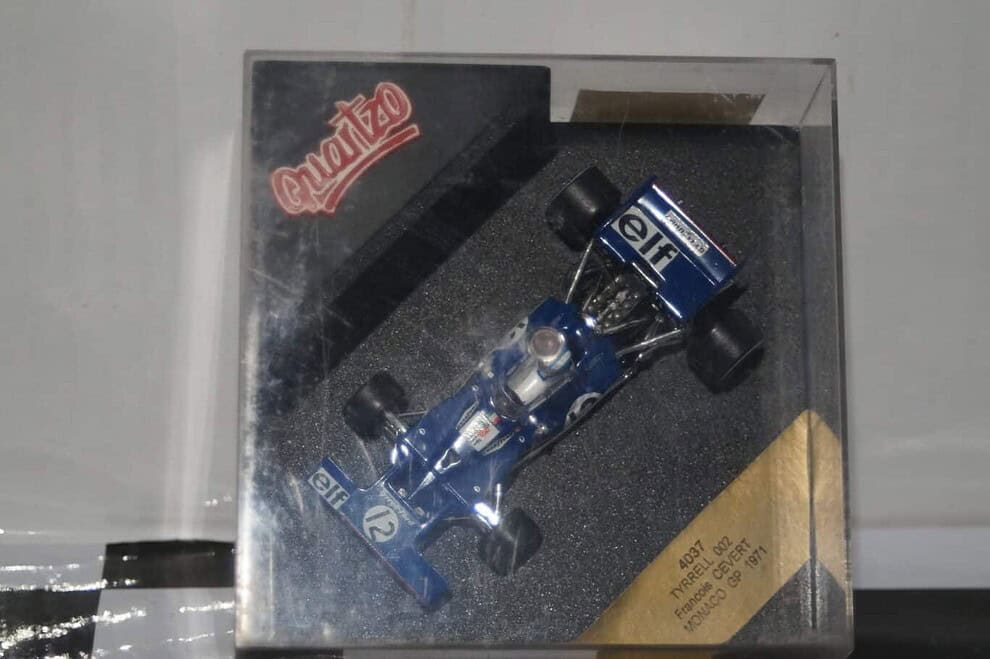 Miniature Quartzo Tyrrell 003 Bleue - Vainqueur GP USA 1971, François Cevert