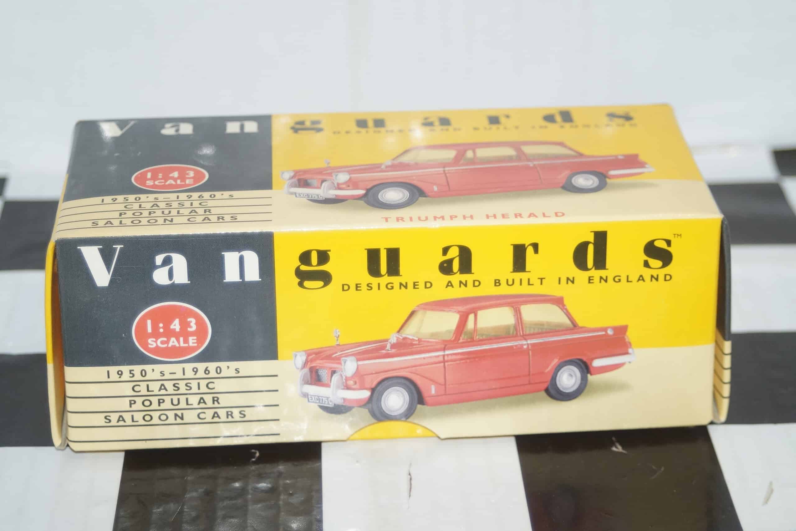 Vanguards triumph herald red va5000 1/43 scale
