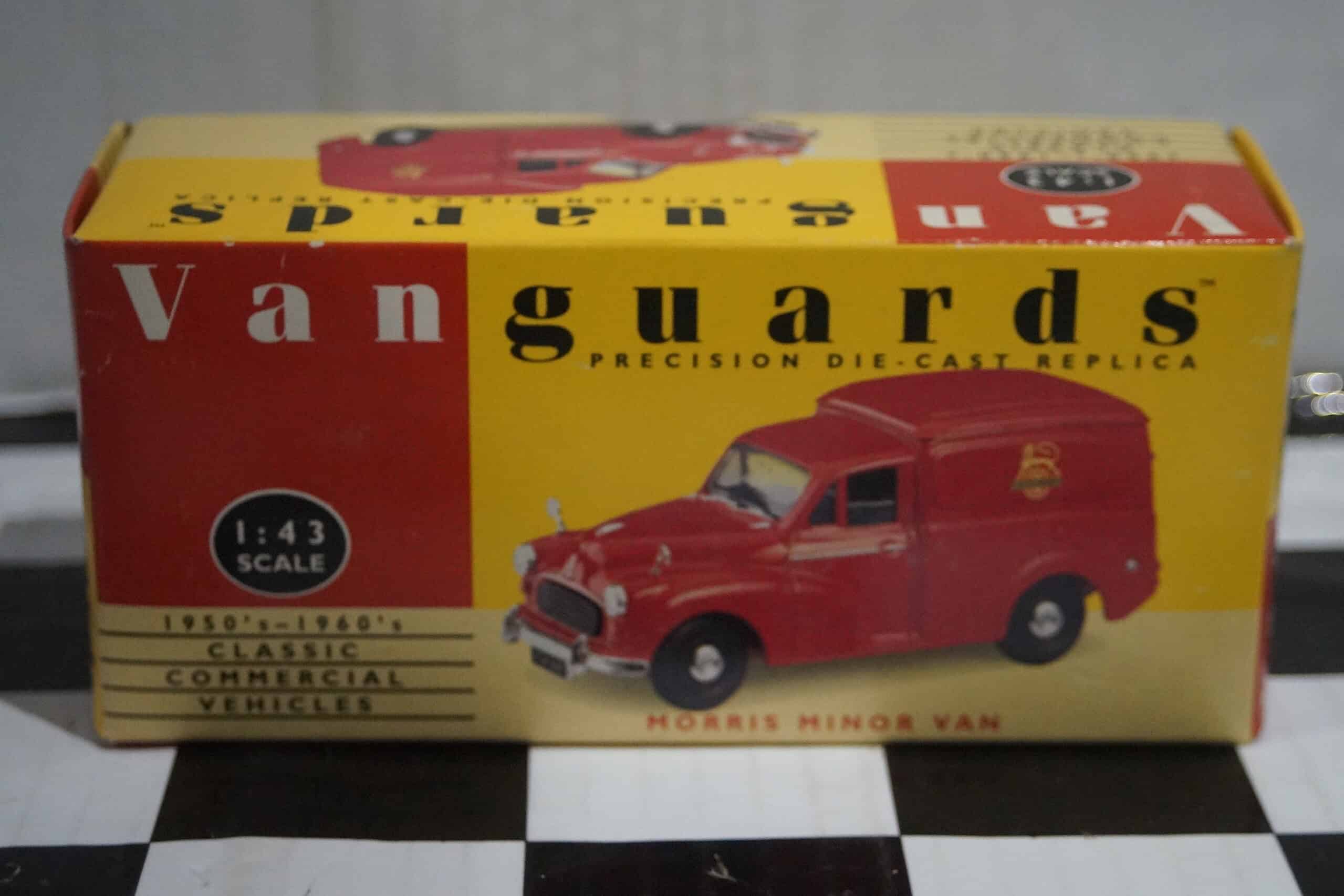 Vanguards morris minor van british road services va11012 red 1:43 scale