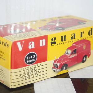 Vanguards morris minor van british road services va11012 red 1:43 scale