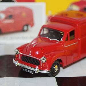 Vanguards morris minor van british road services va11012 red 1:43 scale