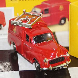 Vanguards morris minor van british road services va11012 red 1:43 scale