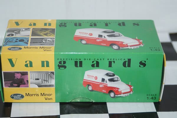 Vanguards morris minor van hoover va01117 white 1:43 scale