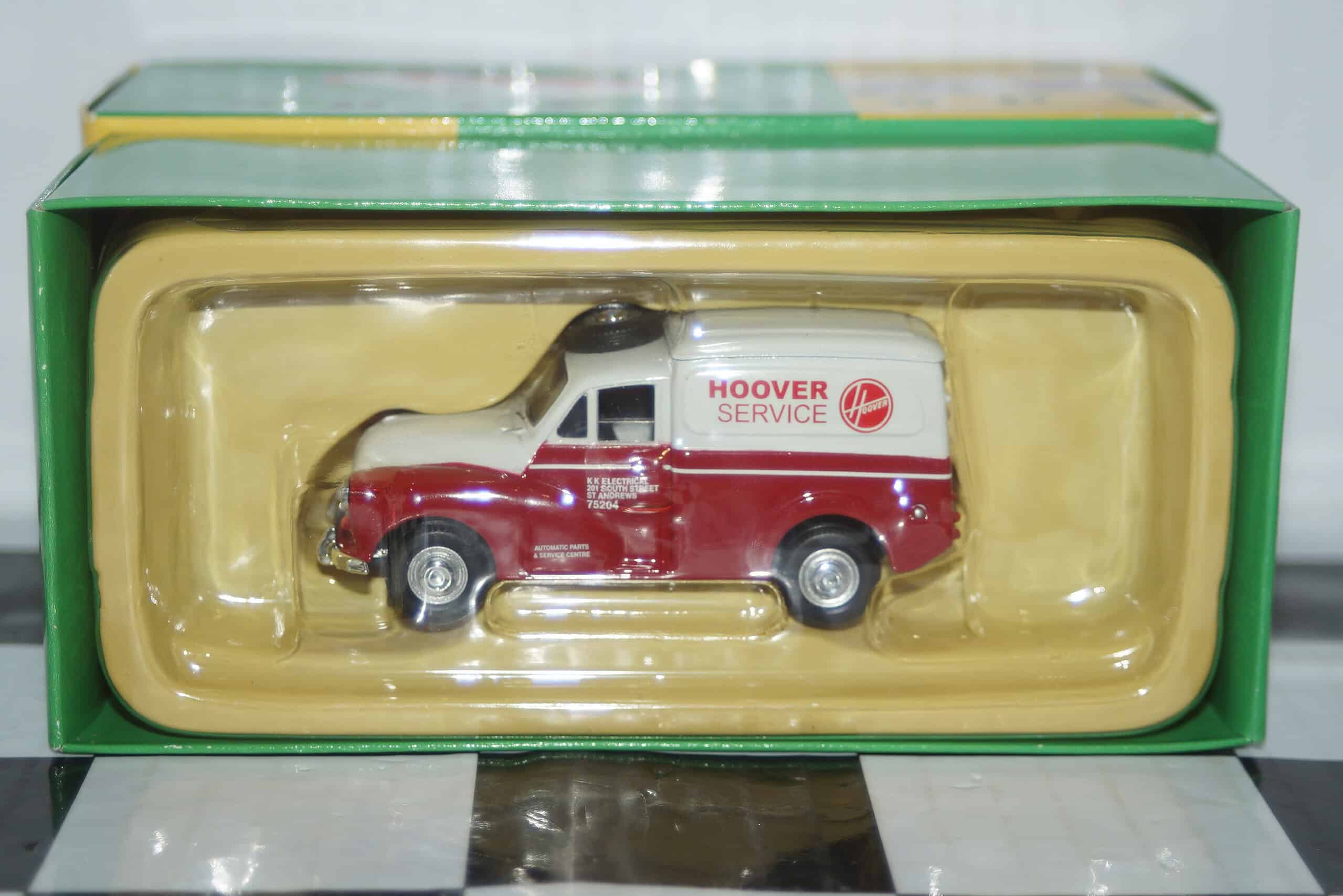 Vanguards morris minor van hoover va01117 white 1:43 scale