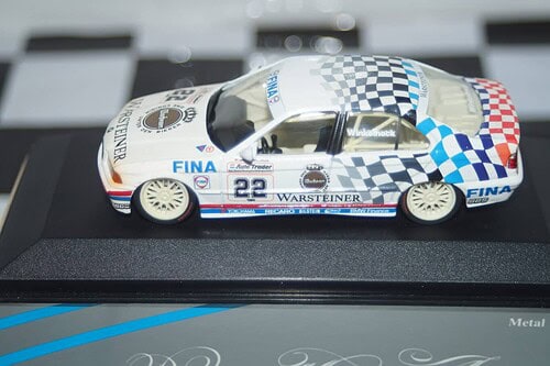 Minichamps bmw 318i world cup monza 1993 #4 duez 1:43 diecast 434932304