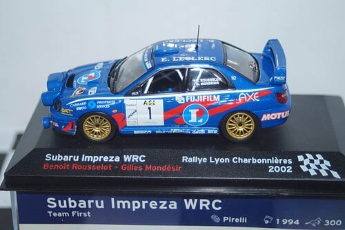 Altaya IXO Subaru Impreza 1/43 Rallye Lyon Charbonnieres 2002 Diecast