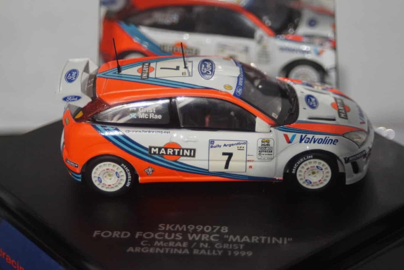 Vitesse / Skid Ford Focus WRC Argentina 1999 C.McRae 1:43